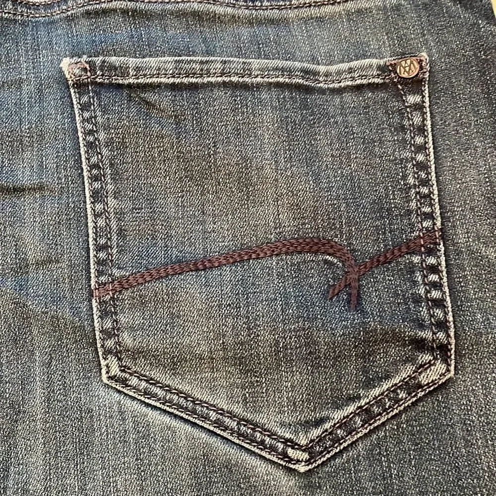 Mavi jeans 36/33 MATT dark blue wash straight light stretch distressed